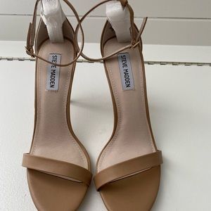 Steve Madden Nude Strappy Heels